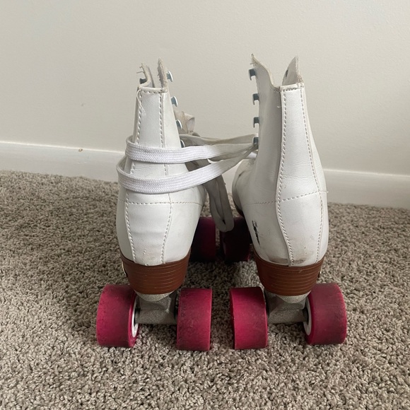 CHICAGO Skates Premium White and Pink Quad Roller Skates for Women - size 7 - Picture 12 of 12